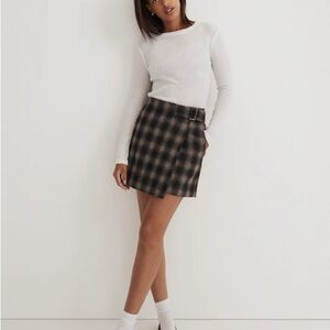 Madewell Wool wrap skirt